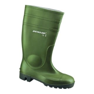 Dunlop Protomaster Gummistiefel grün Größe 40