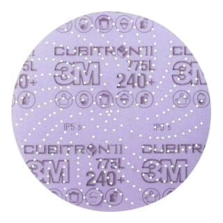 3M Klett-Schleifscheibe (CER) Hookit 775L Multilochung, 150 mm Durchmesser, Körnung: 240