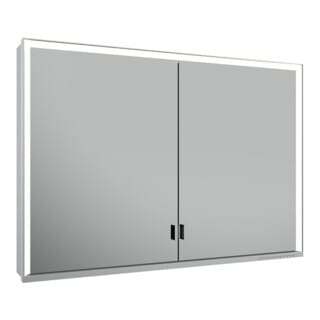 Keuco Spanplattenschraube lange Tür Royal Lumos 105x73x16cm, o Abl, WV, 2-trg., si-elox