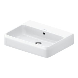 Duravit Waschtisch Qatego 60x47cm, w g, o. Hahnl., m ÜL, Hahnloch