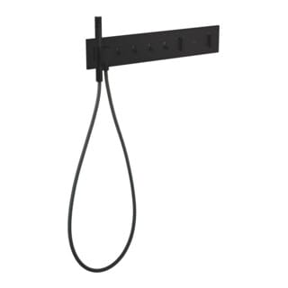 hansgrohe Fertigset ShowerComposition UP-THM, 4 Verbraucher, mattschwarz