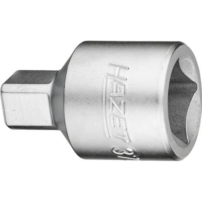 HAZET Öldienst-Schraubendreher-Steckschlüsseleinsatz 3702-1 Vierkant hohl 12,5 mm (1/2 Zoll) Innen-Vierkant Profil 10