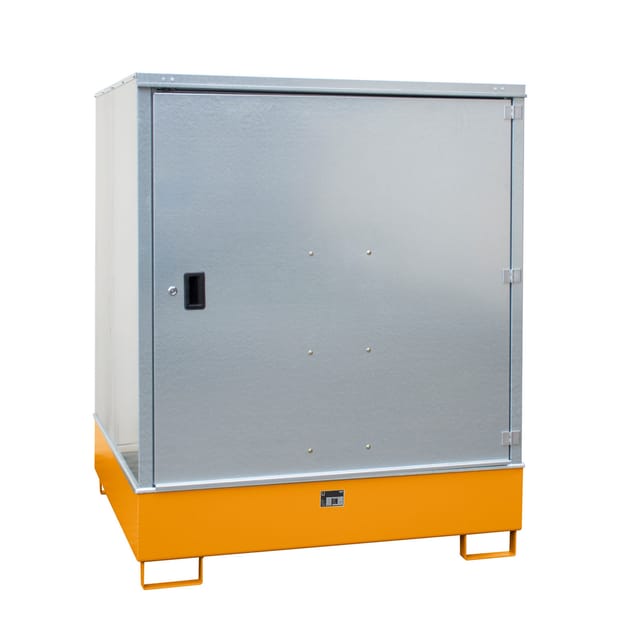 Bauer Südlohn Gefahrstoff-Schrank GS-3, lackiert, Gelborange