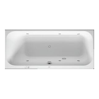 Duravit Whirlwanne Happy D.2 160x70cm, Jet, EB-Version, 1 RS li, we.