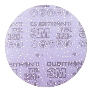 3M Klett-Schleifscheibe (CER) Hookit 775L Multilochung, 150 mm Durchmesser, Körnung: 320
