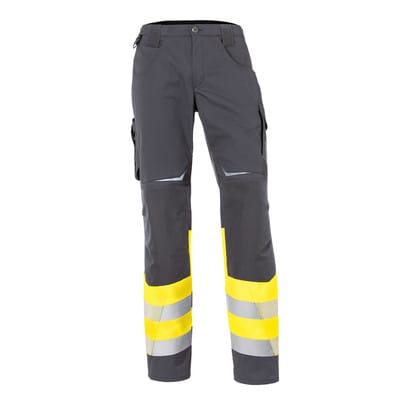 Kübler Hose REFLECTIQ Klasse 1 warngelb/anthrazit Form 2208 Größe 46