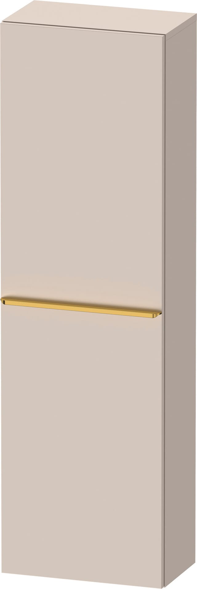 Duravit Halbhochschrank D-Neo 40x24cm, 1 Tür, 4 Bö, An L, g pol/Tau ma