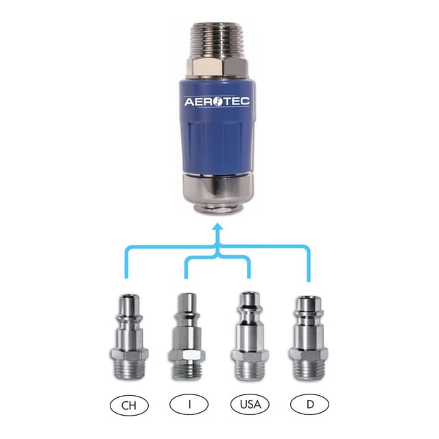 Aerotec EASY SAVE PRO Sicherheitskupplung 1/2 Zoll IG