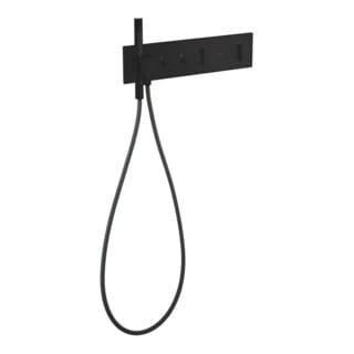 hansgrohe Fertigset ShowerComposition UP-THM, 2 Verbraucher, mattschwarz