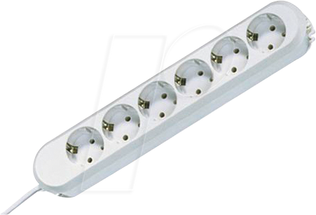 Bachmann Tischsteckdose 6f. 1,50m ws 381.247K