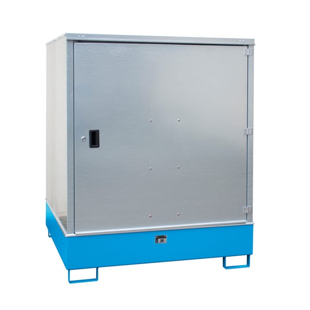 Bauer Südlohn Gefahrstoff-Schrank GS-3, lackiert, Lichtblau