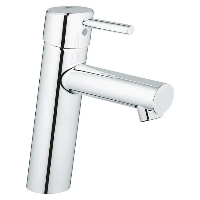 Grohe Waschtisch-Einhebelmischer Concetto 1/2", M, Tempbeg, gl Kö, Heb a Met., ch