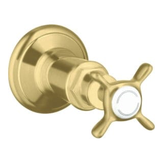 hansgrohe Fertigmontageset Axor Montreux UP-Absperrvtl., m Kreuz, brushed brass