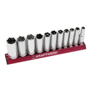 Kraftwerk Stecknusssatz lang MAGALU 3/8", 11-tlg.