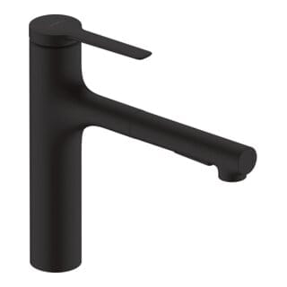 hansgrohe Einhebel-Küchenarmatur Zesis M33 Auszugslänge bis zu 600mm, mattschwarz