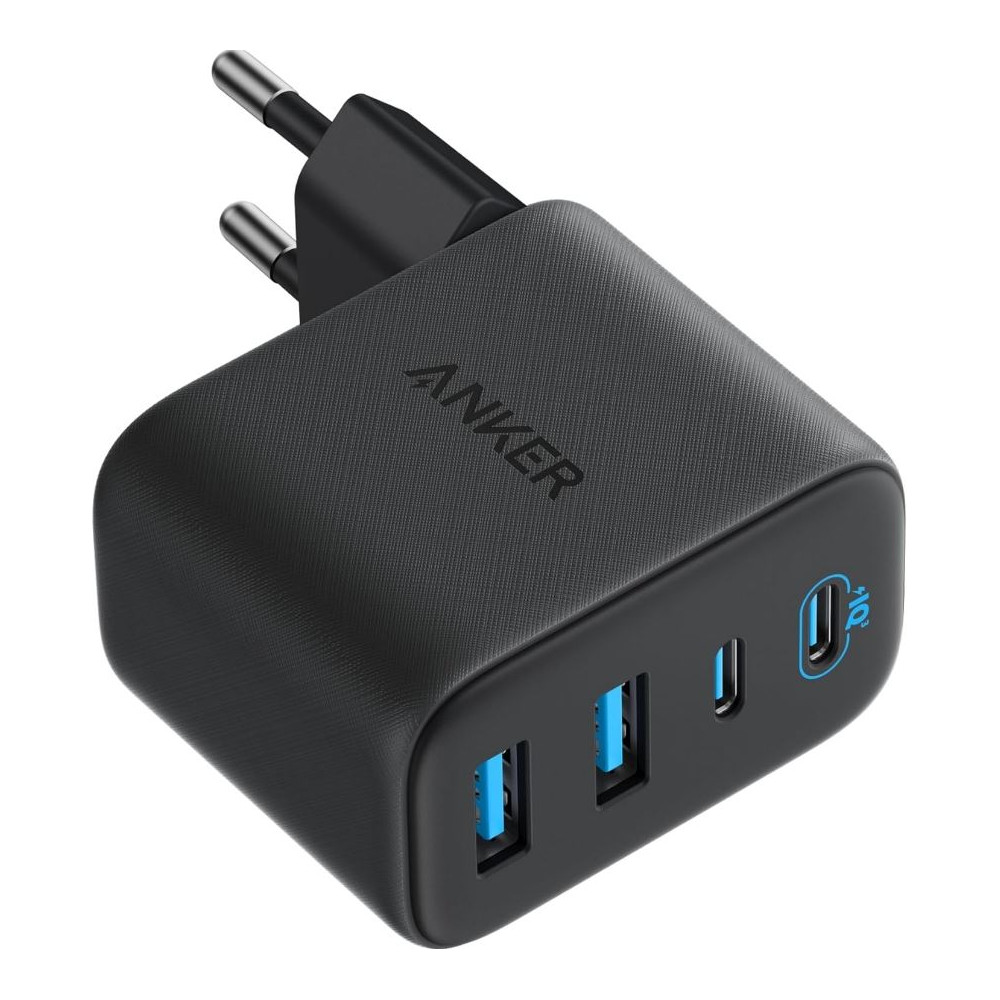 Wandladegerät Anker Zolo A121eg11 50 W Gan 2 Usb-c 2 Usb-a Schwarz