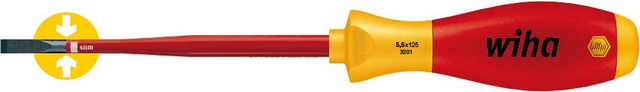 Wiha Schraubendreher SoftFinish® electric slimFix Schlitz (39559)