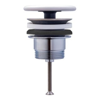 Duravit Schaftventil d 72mm, f WT o. ÜL, weiß Seidenmatt