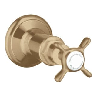 hansgrohe Fertigmontageset Axor Montreux UP-Absperrvtl., m Kreuz, brushed bronze