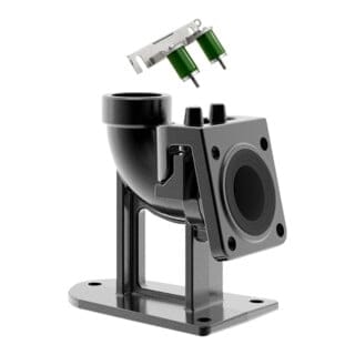 Grundfos Zubehör f.Schmutz-/Abwasserpum. Kupplungsfußkrümmer Rp1_1/2