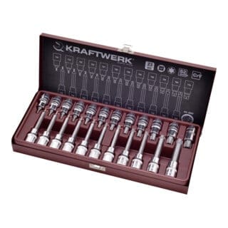 Kraftwerk TX-Bit-Steckschlüssel-Satz, 1/2", 23-tlg.