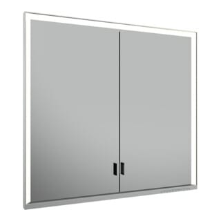 Keuco Spanplattenschraube lange Tür Royal Lumos 80x73x16cm, o. Abl, WE, silber-eloxiert