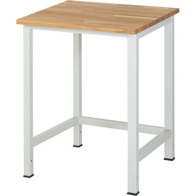 Rau Werktisch Buche-Massiv-Platte BxTxH 750x800x825 mm