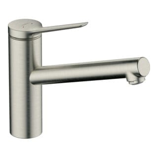 hansgrohe Spültisch-Einhebelmischer 150 Zesis M33 ND, 1jet, Edelstahl finish