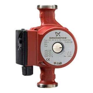 Grundfos Umwälzpumpe Serie 100 UPS 25-55 N, 230 V, G 1 1/2, 180mm, ES