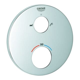 Grohe Rosette 49075 rund für Thermostat-Fertigmontagesets chrom