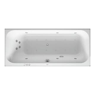 Duravit Whirlwanne Happy D.2 170x70cm, Combi P, EB-Vers, 1 RS li, we.