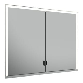 Keuco Spanplattenschraube lange Tür Royal Lumos 90x73x16cm, o. Abl, WE, silber-eloxiert