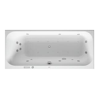 Duravit Whirlwanne Happy D.2 170x70cm, Combi E, EB-Vers, 1 RS li, we.