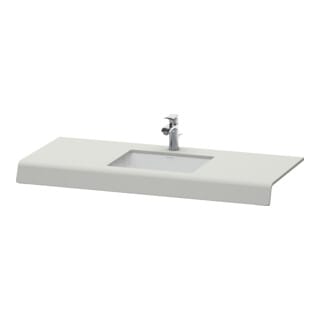 Duravit Waschtisch-Konsole DuraStyle 80-200x55x10cm, 1 Ausschn, betongr matt