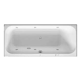 Duravit Whirlwanne Happy D.2 170x70cm, Jet, EB-Version, 1 RS re, we.