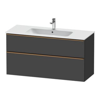 Duravit Waschtischunterschrank D-Neo 121x46,2cm, b geb/Gra m, 1 Kast, 1 Ausz.