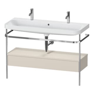 Duravit Möbelwaschtisch-Kombi Happy D.2 Plus 117,5x49cm, 1 HL, m Kons, 1 Lad, T matt