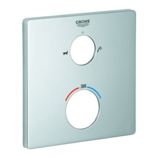 Grohe Rosette 49079 eckig für THM-Fertigmontagesets chrom