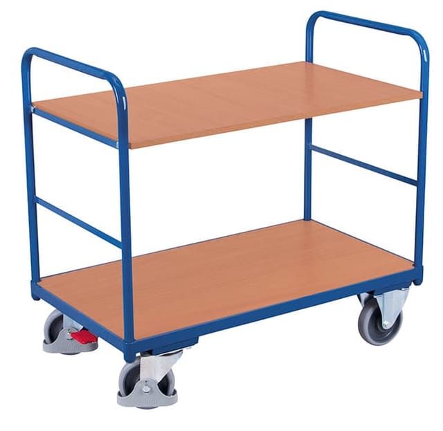 VARIOfit Etagenwagen niedrig 850 x 500 mm 2 Böden