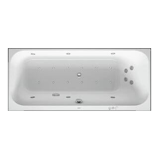 Duravit Whirlwanne Happy D.2 170x70cm, Combi P, EB-Vers, 1 RS re, we.