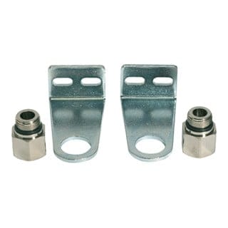 Riegler Haltewinkelsatz für Wegeventile, Höhe 60,0 mm, G 1/8