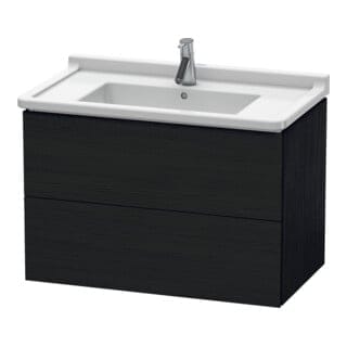 Duravit Waschtischunterschrank L-Cube 82x46,9cm, Ei sw, 2 Schubk., wandhängend