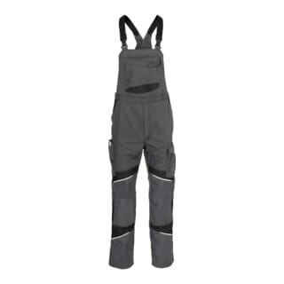 Kübler ACTIVIQ cotton+ Latzhose anthrazit/schwarz 60