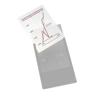 Eichner Magnet-Sichttasche aus Hart-PVC DIN A4 hoch, transparent