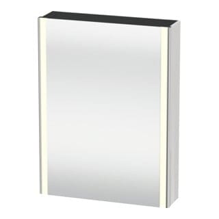 Duravit Universal-Spiegelschrank XSquare 60x15,5x80cm, 1 Tür, LED, An R, Tau matt