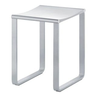 Keuco Hocker Plan Aluminium silber-eloxiert/lichtgrau