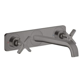 hansgrohe Fertigset Axor Citterio E UP-3-Loch-Waschtischarmatur, A 220mm, Pl, b bla vc