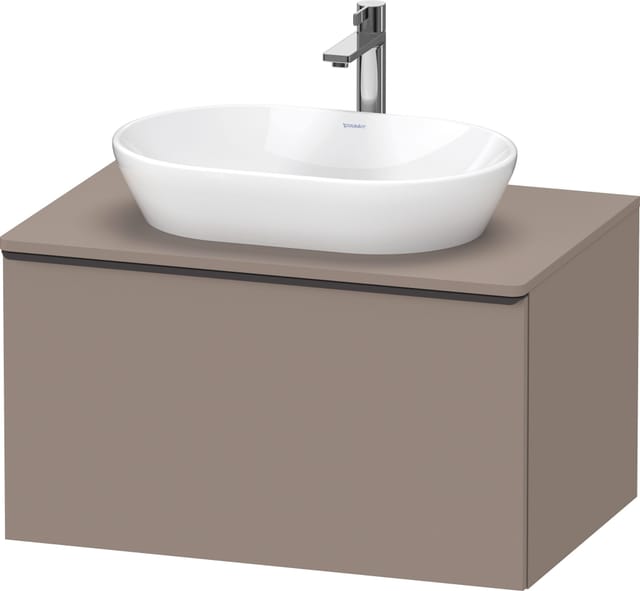 Duravit Waschtischunterschrank D-Neo 80x55cm, sw/Bas m, 1 A, 1 Pl, wandhängend