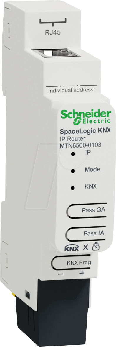 Schneider Electric SpaceLogic KNX IP-Router DIN-Schiene MTN6500-0103