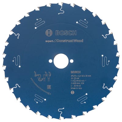 Bosch Kreissägeblatt Expert for Construct Wood 235 x 30 x 2,0 mm 30